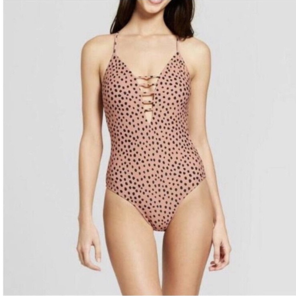 Cheetah One Piece Bathing Suit